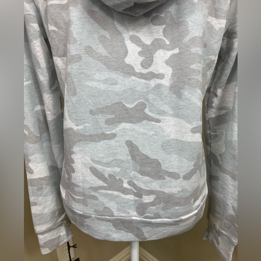 NWT Michael Lauren lightweight grey camo hoodie size medium - Picture 4 of 6